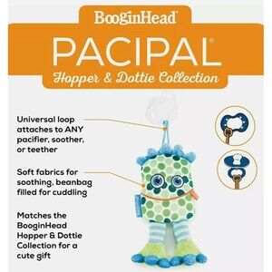 BooginHead PaciPal - Hopper Plush Pacifier Holder